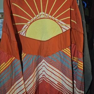 FP Movement by Free People Red and Yellow Ski Jacket